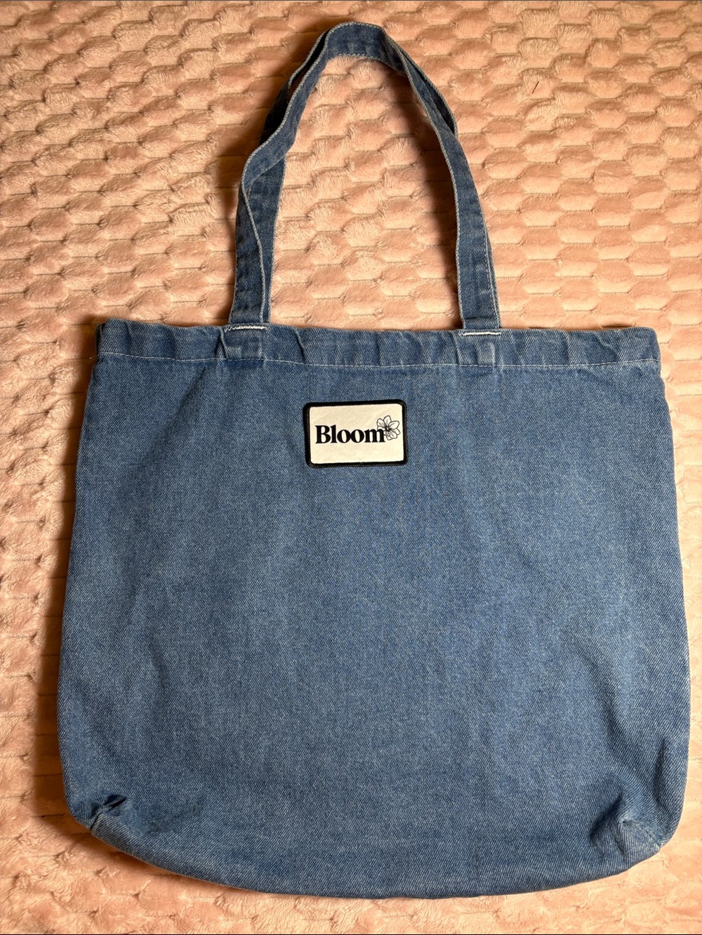 100% Cotton Denim Tote Bag